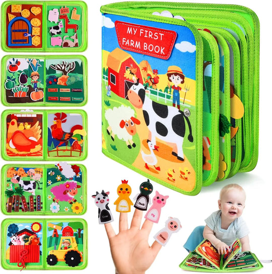 Montessori Farm Busy Book for Toddlers