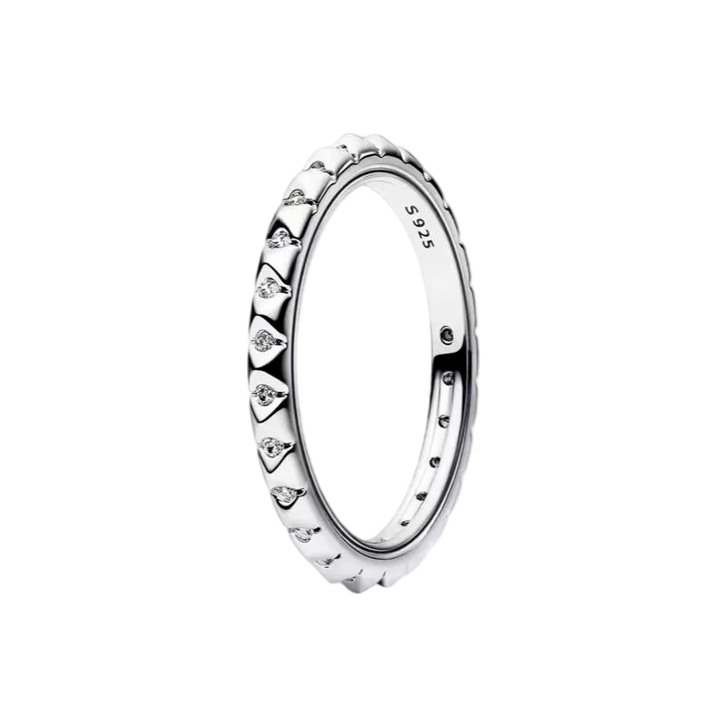 925 Sterling Silver Zircon Fashion Ring
