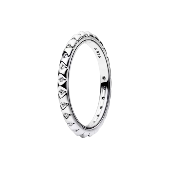 925 Sterling Silver Zircon Fashion Ring