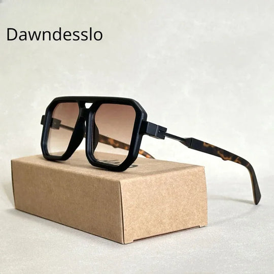 Vintage Square UV400 Fashion Sunglasses