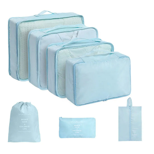 10-Piece Travel Packing Cubes Set with Shoe &amp; Toiletry Bags
