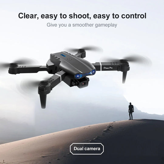 Foldable Dual Camera FPV Drone with Optical Flow Hover