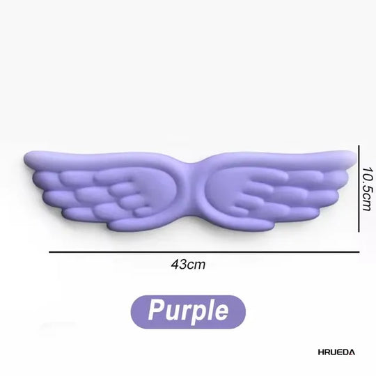 Angel Wing Memory Foam Keyboard &amp; Mouse Wrist Rest Set
