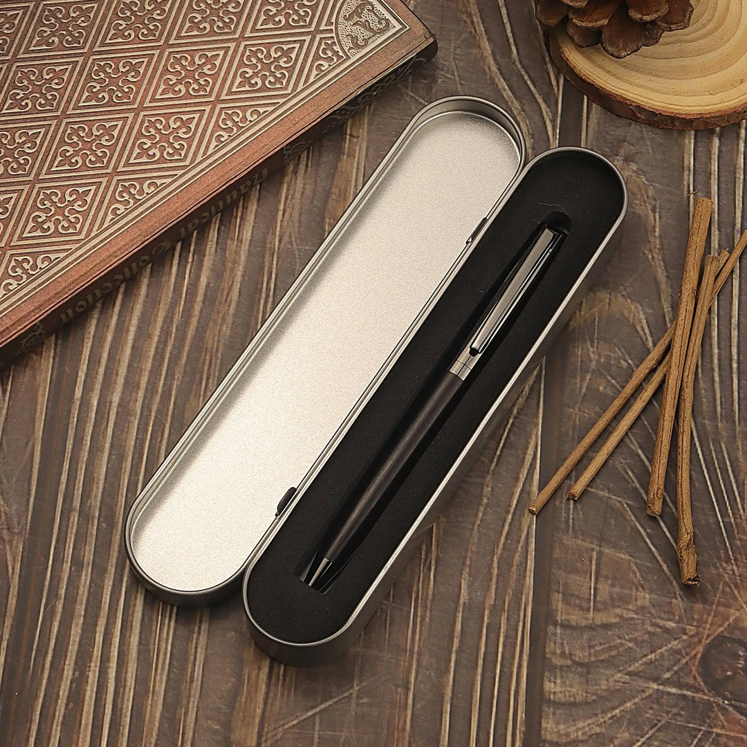 Premium Wooden Ballpoint Pen with Metal Twist Design