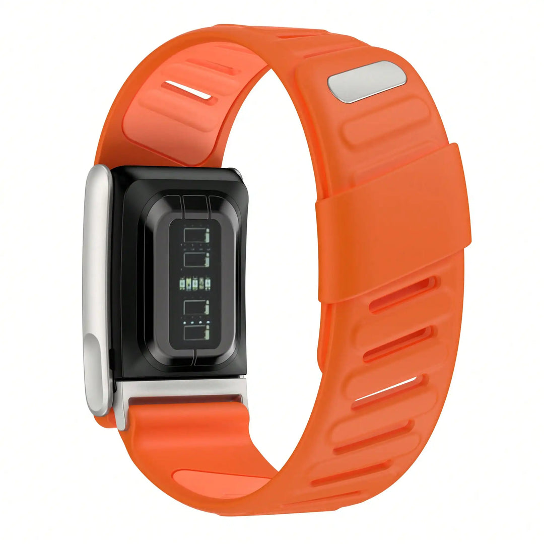 Silicone Dual-Color Fitness Tracker Replacement Strap