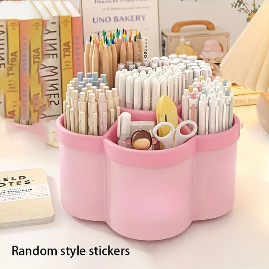 360° Rotating Desktop Pen Holder Organizer