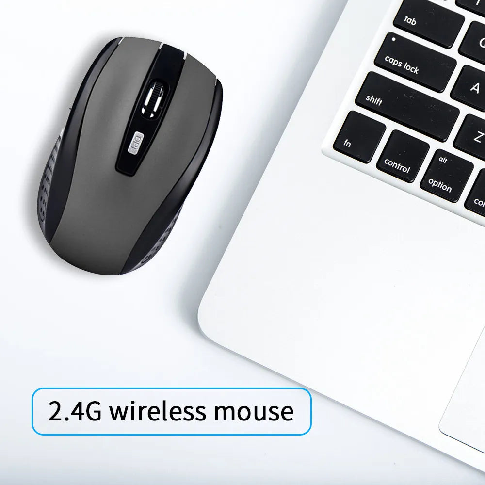 2.4G Wireless Optical Mouse with USB Receiver