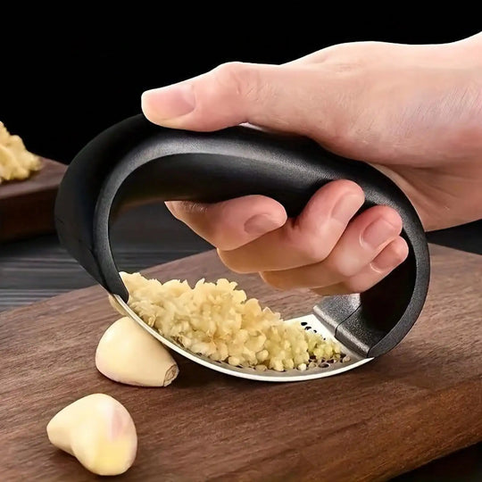 Stainless Steel Garlic Press Rocker Mincer