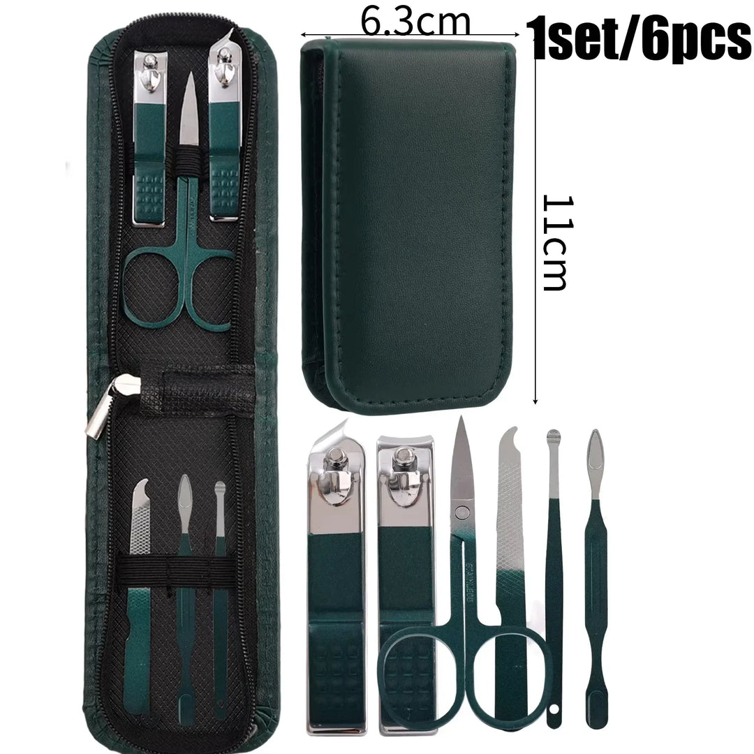6-Piece Stainless Steel Nail Care Manicure Set