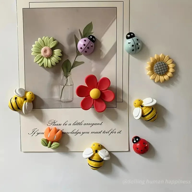 10-Piece Decorative Fridge Magnet Set