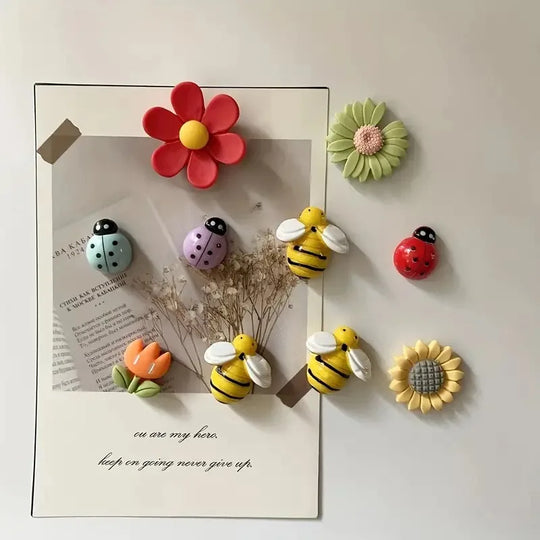 10-Piece Decorative Fridge Magnet Set
