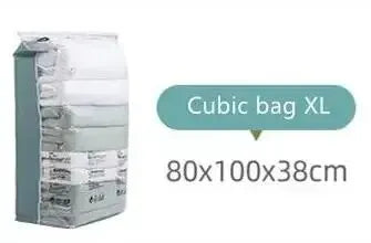 No Pump Vacuum Storage Bag for Clothes &amp; Blankets