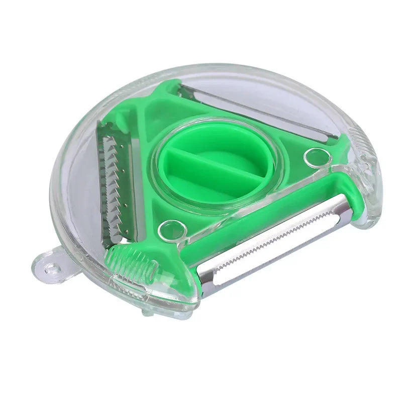 3-in-1 Rotary Vegetable Peeler &amp; Julienne Slicer