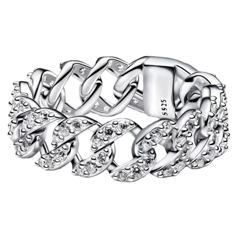 925 Sterling Silver Zircon Fashion Ring