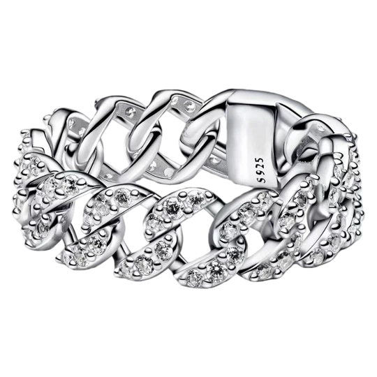 925 Sterling Silver Zircon Fashion Ring