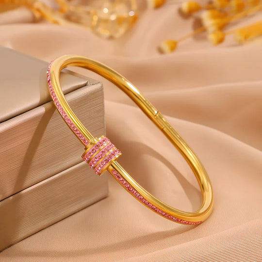 5/1 Roman Numeral Stainless Steel Cuff Braceles for Women
