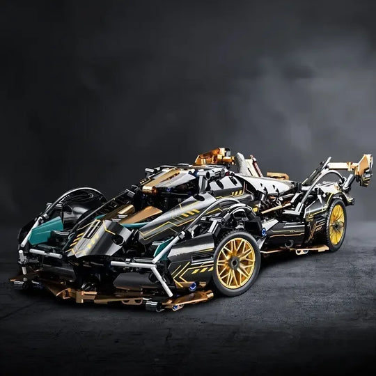 V12 Racing Sports Car Building Block Set – 1690 Pieces