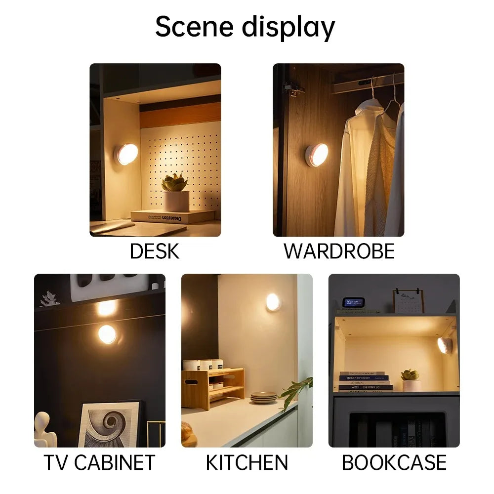 USB Rechargeable Motion Sensor LED Night Light