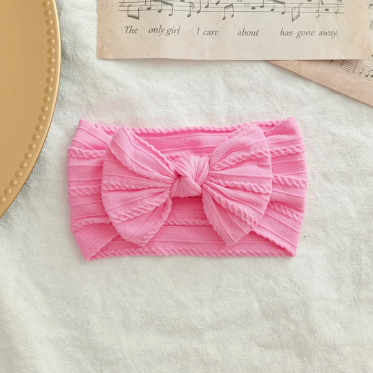 Baby Nylon Bow Headband Soft Stretch Hair Band