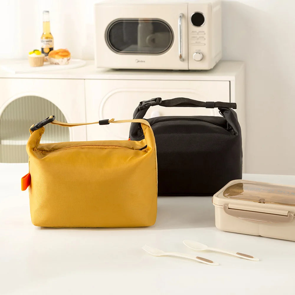 Insulated Oxford Cloth Lunch Bag with Aluminum Foil Lining