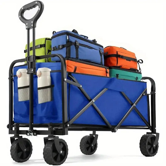 Heavy Duty Foldable Steel Utility Wagon Cart
