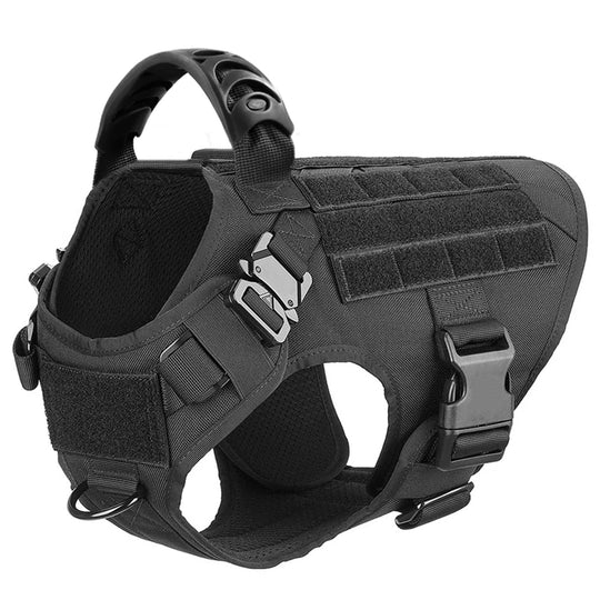 Large Dog Tactical Harness - Collar &amp; Leash Set