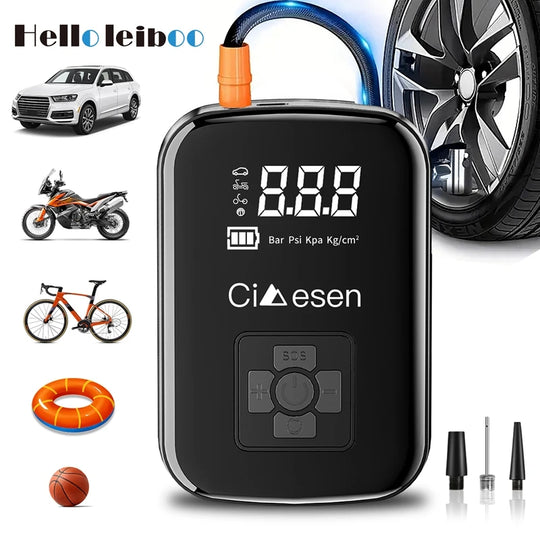 Portable 150 PSI Wireless Tire Inflator Air Pump