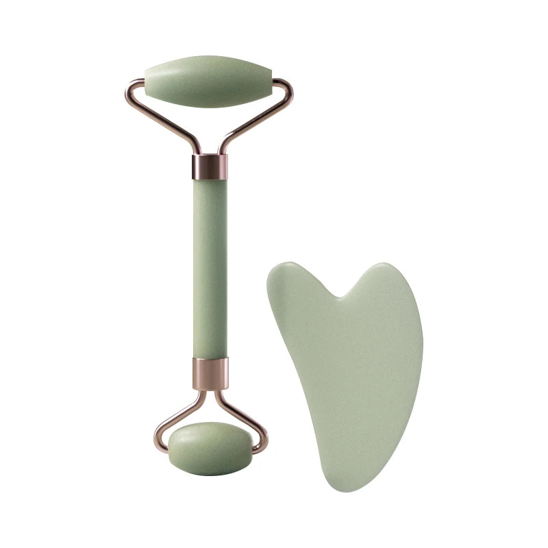 Facial Massage Roller &amp; Scraping Board Set