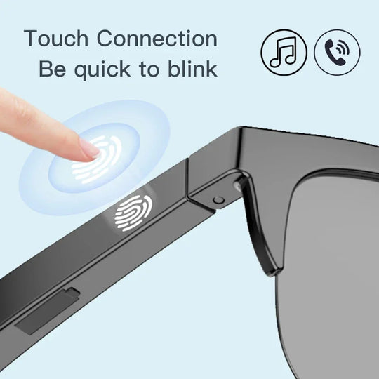 Bluetooth 5.3 Smart Audio Sunglasses with UV Protection