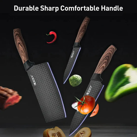 6-Piece Stainless Steel Kitchen Knife &amp; Tool Set