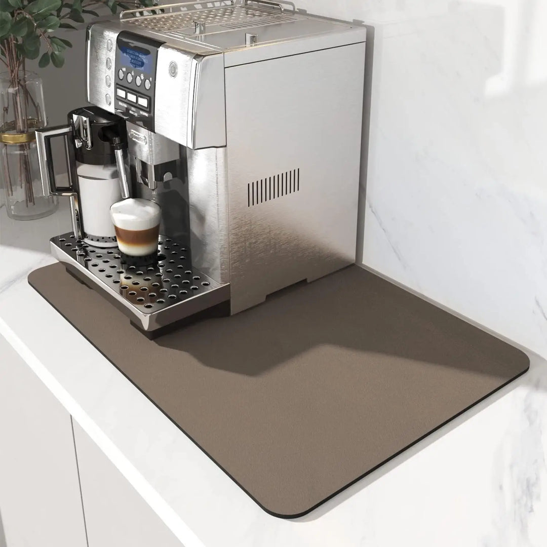 Water-Absorbent Diatom Dish Drying &amp; Coffee Machine Mat