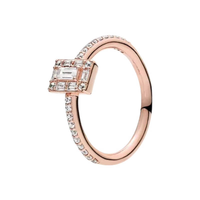 925 Sterling Silver Zircon Fashion Ring