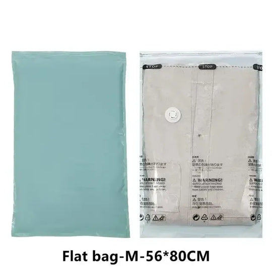 No Pump Vacuum Storage Bag for Clothes &amp; Blankets