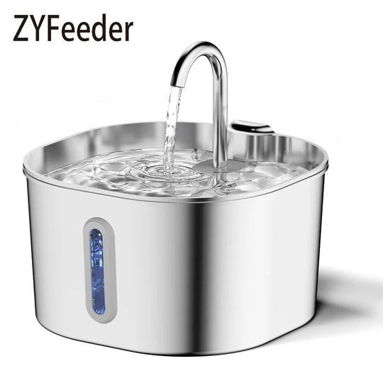 2.2L Stainless Steel Automatic Pet Water Fountain