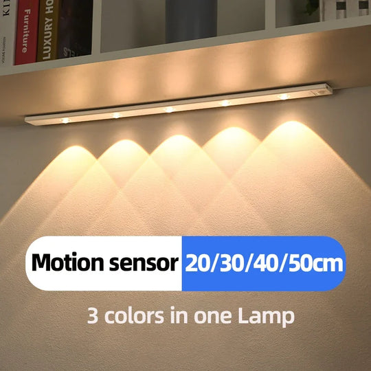 USB Rechargeable Motion Sensor LED Cabinet Light
