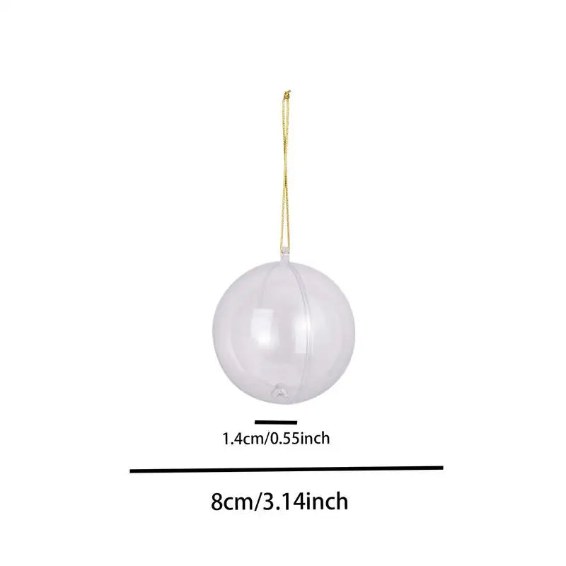 10-Piece LED Light-Up Christmas Ornament Ball Set