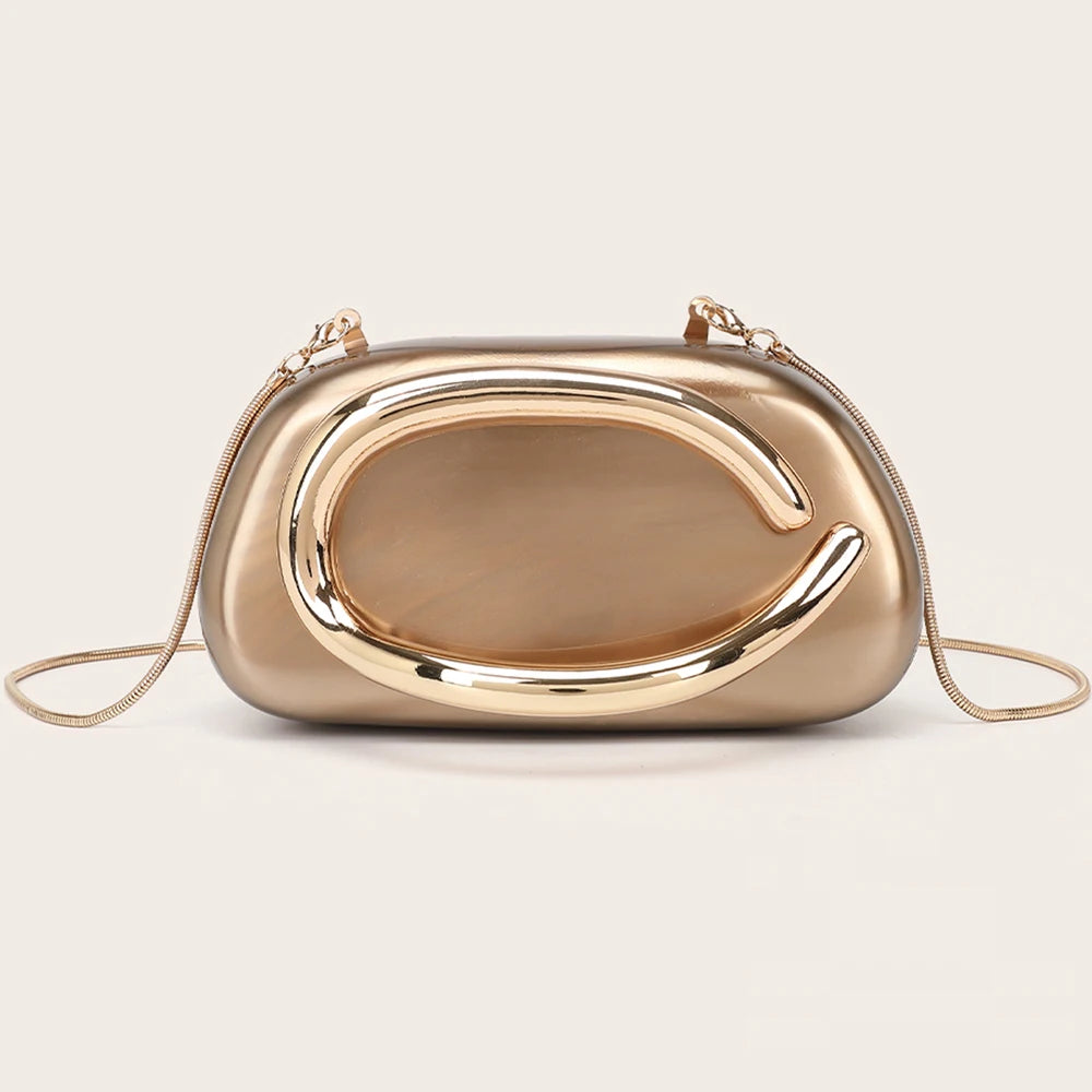 Luxury Acrylic Box Clutch Evening Crossbody Bag
