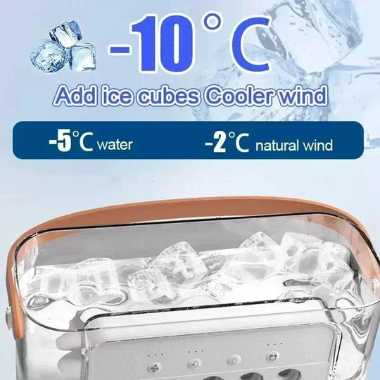 3-in-1 Portable Air Cooler Fan with Humidifier &amp; LED Light