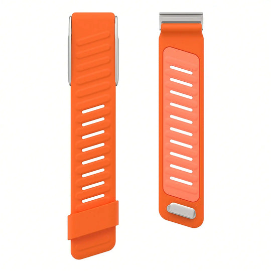 Silicone Dual-Color Fitness Tracker Replacement Strap