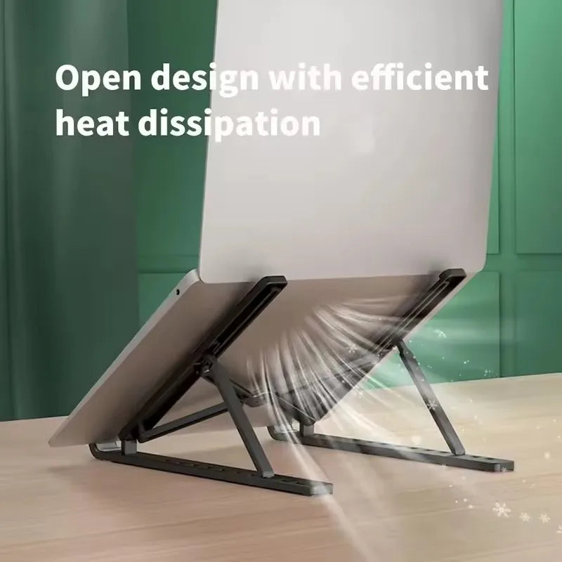 Adjustable Foldable Laptop Stand for Laptops &amp; Tablets