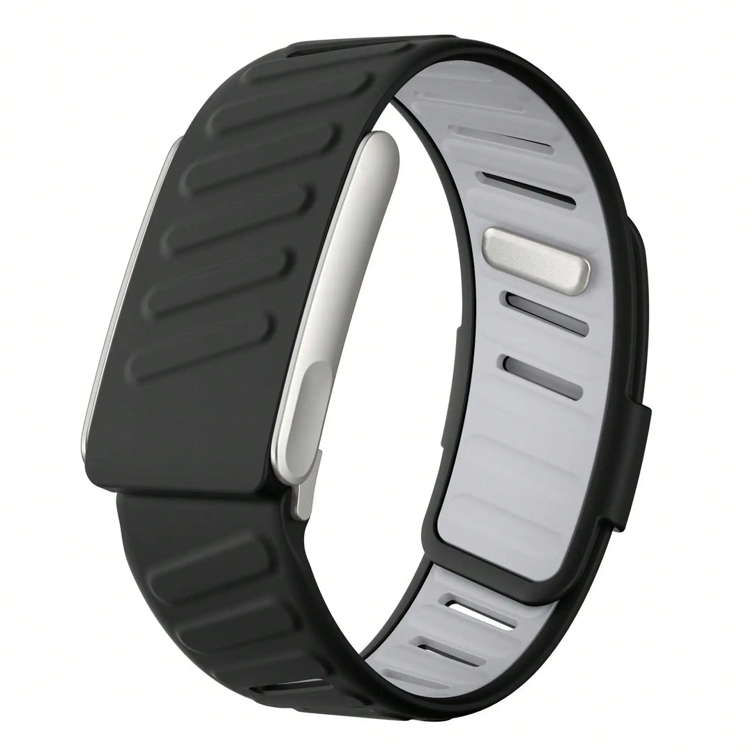 Silicone Dual-Color Fitness Tracker Replacement Strap