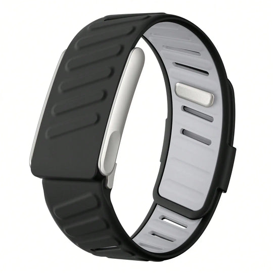 Silicone Dual-Color Fitness Tracker Replacement Strap