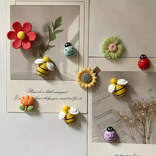 10-Piece Decorative Fridge Magnet Set