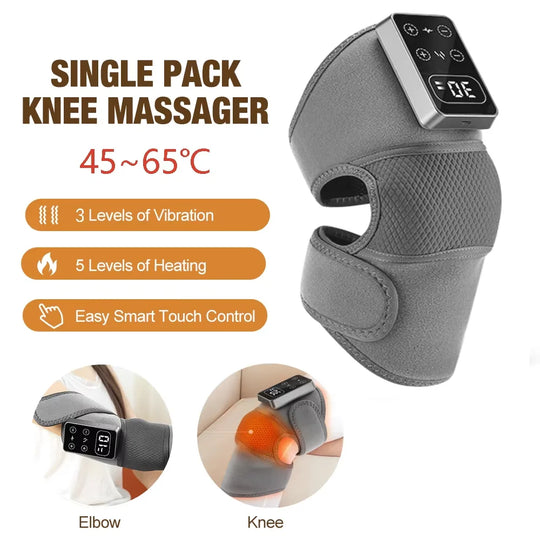 3-in-1 Heated Knee Massager with Vibration