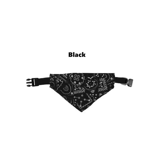 Adjustable Polyester Bandana Collar for Cats