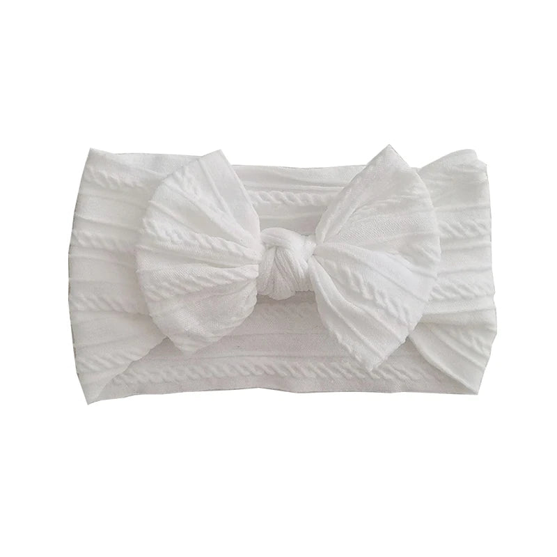 Baby Nylon Bow Headband Soft Stretch Hair Band