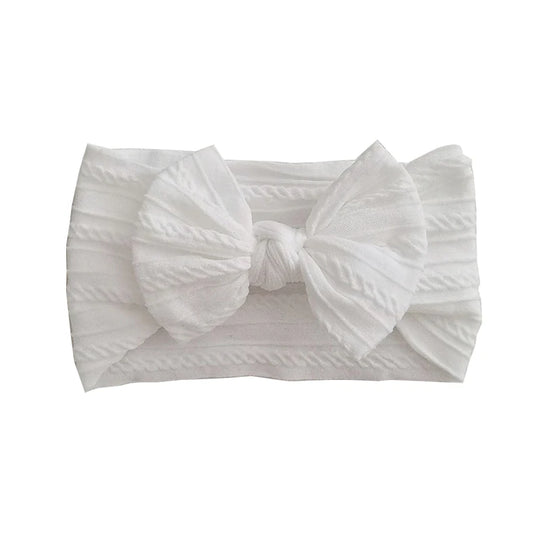 Baby Nylon Bow Headband Soft Stretch Hair Band