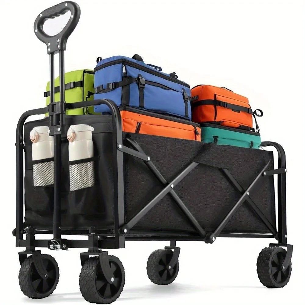 Heavy Duty Foldable Steel Utility Wagon Cart