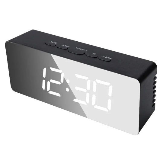 LED Digital Alarm Clock with Temperature Display