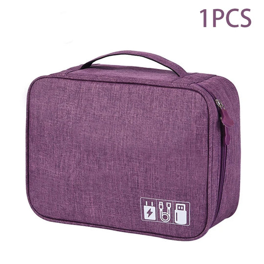 Travel Electronics Organizer Case for Cables &amp; Chargers
